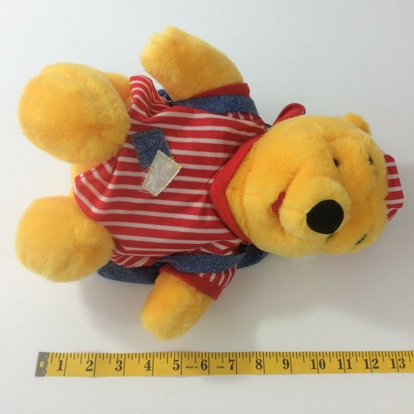 Fisher Price Disney Winnie the Pooh Plush 12" Pajama Fun Sleepover Backpack 1998 - Picture 11 of 11